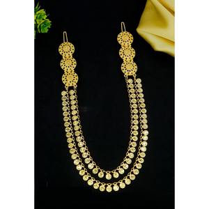 Épingle à hijab traditionnelle en or plaqué, style arabe, Moyen-Orient, Oman, tendance, classique, élégante, pinces à cheveux pour femmes et filles musulmanes - Product Image 1