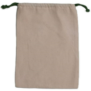 Sac à cordon en coton biologique 100% Mode Écologique Toile moyenne Réutilisable Recyclable pour un usage promotionnel - Product Image 2