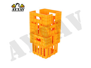 Equipo de Transporte de Huevos, Capacidad para 180 Huevos, 20°C +80°C, HDPE PE AYTAV, para Granjas Avícolas, Almacenamiento, Duradero, Apilable, Manipulación y Transporte - Product Image 2