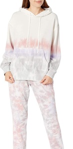Logotipo personalizado al por mayor con capucha Tie and dye Sherpa Impresión personalizada al por mayor sudaderas con capucha - Product Image 3