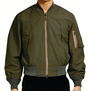 Wholesale Custom Winter Windbreaker Wholesale <b>Men</b> <b>Plus</b> <b>Size</b> <b>Men's</b> <b>Jackets</b> Plain Nylon Satin Bomber <b>Men's</b> <b>Jackets</b> - Product Image 1
