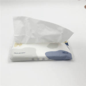 Paquete Pequeño OEM de Toallitas Faciales de Pulpa Virgen de 70 Unidades, 3 Capas, para Uso Doméstico - Product Image 1