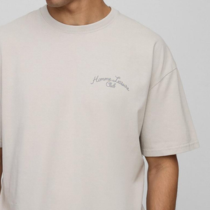 เสื้อยืดแขนสั้นสำหรับผู้ชายเสื้อยืดแฟชั่นงานตามสั่งพิมพ์โลโก้ขนาดใหญ่สำหรับไปเที่ยวคลับ - Product Image 2