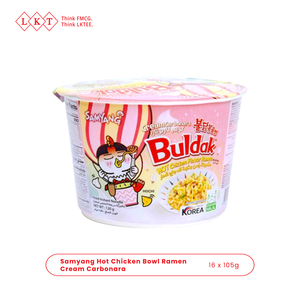 Calidad de exportación Halal Samyang Marca Hot Buldak Chicken Cream Carbonara Bowl Korean Spicy Ramen Noodles Productos al por mayor - Product Image 3