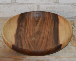 Assiette en bois artisanale de la meilleure qualité pour la décoration de table, bois écologique et durable, idéale pour les mariages, dîner, sûre - Product Image 3