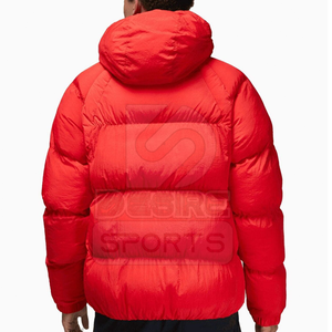 Veste matelassée pour homme entièrement personnalisable, avec capuche en toile, coupe-vent, respirante, légère, très vendue, prix raisonnable, la meilleure - Product Image 3