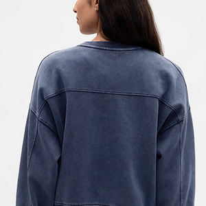 Sudadera de Mujer de Manga Larga, Material de Algodón/Poliéster, Cuello Redondo, Precio al por Mayor para Compradores al por Mayor, Servicio OEM, Diseño Moderno - Product Image 5