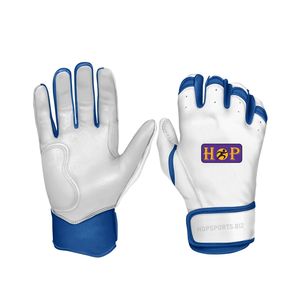 Gants de frappe de baseball, adhérence premium, cuir respirant, antidérapant, sangle de poignet réglable, entraînement et jeu, gants de frappe de baseball - Product Image 2