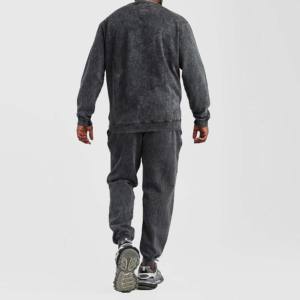 Chándal Informal con Capucha para Hombre, Lavado Ácido, Estampado, 100% Algodón, para Invierno, con Tu Propio Logotipo, Precio Económico, Ropa Urbana - Product Image 6