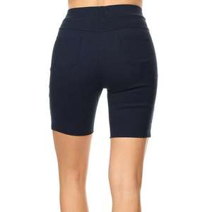 Pantalones cortos deportivos para mujer, nuevo ciclismo acanalado, Jogging, Fitness, cintura alta, Push Up, pantalones cortos de gimnasio, mallas, pantalones cortos de Yoga, pantalones cortos - Product Image 1