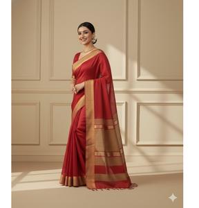 Sari en soie Tussar pur multicolore élégant pour femmes, avec un art de tissage raffiné et un style ethnique pour les moments festifs, en provenance d'Inde - Product Image 4