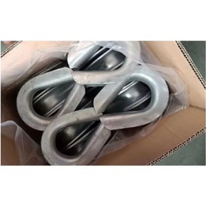 Metric Hot Dipped Galvanized Steel Rope Thimble Heavy Duty Service - Product Image 6