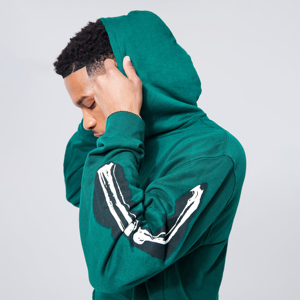 Sweats à capuche pour hommes avec logo imprimé disponibles à la vente Nouveau Design Premium Heavy Fleece Pullover sweats à capuche pour hommes - Product Image 4