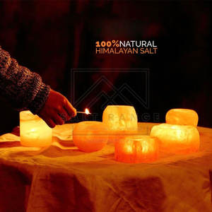 Lampe de sel de l'Himalaya avec logo personnalisé, dernier design, toucher réel, fabrication artisanale, décoration d'intérieur à vendre - Product Image 4