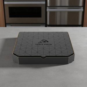 Caja Rígida para Pizza, Cajas de Cartón Resistentes para Pizza con Impresión de Logotipo - Product Image 4
