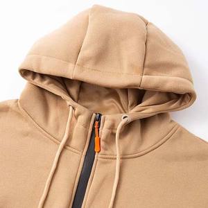 Sweat-shirt à capuche pour homme le plus vendu, vente en gros, sport, décontracté, col zippé, 100% polyester pour l'automne - Product Image 4