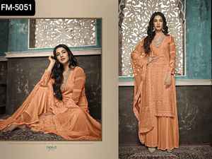 Indio paquistaní Salwar Kameez cosido Shalwar Kameez listo Anarkali vestido de tela Eid colección para mujeres usan ropa - Product Image 6