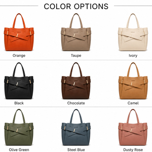 Sac fourre-tout robuste en cuir PU avec motif tissé, grand sac de voyage <span class=keywords><strong>à</strong></span> bandoulière, sac de transport multifonctionnel pour femmes et filles - Product Image 6
