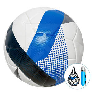 Ballon de football professionnel personnalisé, nouveau design, cuir PVC, utilisation en salle, disponible en différentes couleurs, vente en ligne - Product Image 2