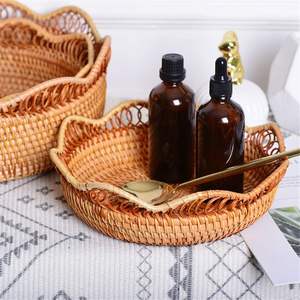 Home Decor Bowl Nesting <b>Baskets</b> Wholesale Natural Fruit <b>Storage</b> <b>Woven</b> Rattan Nest Bowls From Vietnam Factory - Product Image 6