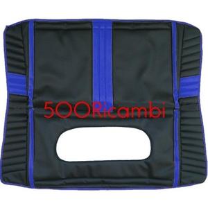 FIAT 500 D F L R PADIGLIONE SOTTOTETTO SPORTIVO IMBOTTITO en AZUL CIELO CON BORDES AZULES - Product Image 1