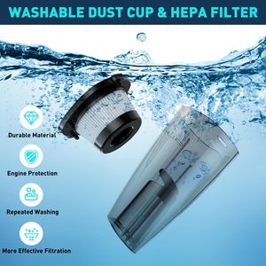 Máy hút bụi cầm tay không dây Máy hút bụi cầm tay không dây có thể sạc lại Máy hút bụi hút mạnh cầm tay không dây - Product Image 5