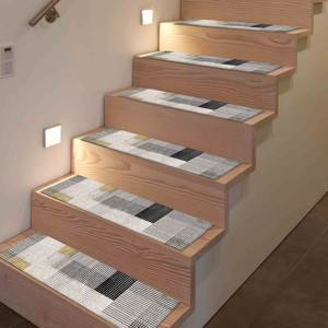 Tapis imprimé à motifs géométriques : moderne, ethnique, doux, design personnalisé, avec poils doux - Product Image 5