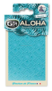 Désodorisant en gel solide moderne de qualité supérieure GS27 DEOCAR ALOHA-LAGOON Parfum français Clip de parfum de voiture pour usage domestique Fabriqué en plastique - Product Image 4