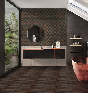 Carrelage en porcelaine émaillée sculptée opulente 600x1200, grand format, revêtement mural pour les extérieurs de propriétés commerciales haut de gamme - Product Image 3