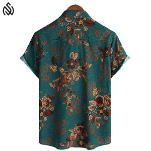 Offre Spéciale chemises hawaïennes à manches courtes pour hommes pour l'été OEM chemises de conception personnalisée pour les vêtements de plage - Product Image 3