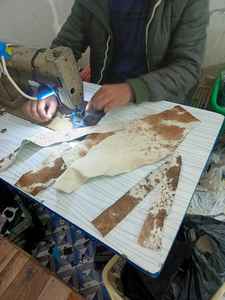 Gorro Bandana de Cuero con Diseño de Calavera para Motociclistas, Correa Ajustable Deportiva, Diseño Personalizable, Transpirable, Unisex para Adultos - Product Image 2