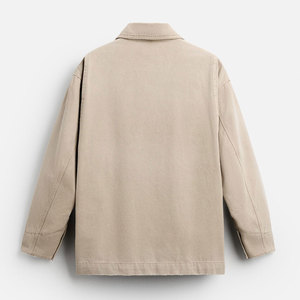 100% Cotton Material Made Men <b>Canvas</b> <b>Jacket</b> / Custom Logo Turn-Down Collar Design Men Cotton <b>Canvas</b> <b>Jacket</b> - Product Image 6