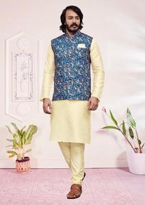 Nouveau Koti Kurta imprimé indien exclusif et exportation de pyjama par Maruti Fashion - Product Image 4