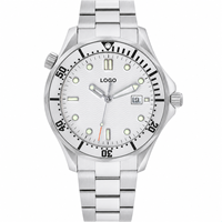 Montre pour homme OEM OEDE 41MM, mouvement à quartz VK63 avec cadran simulé, boîtier en acier inoxydable, montre étanche tendance 070