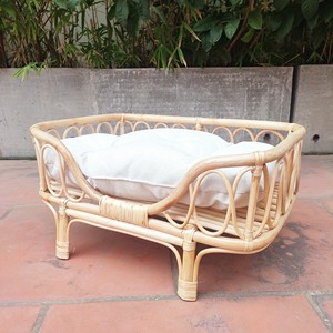 Lit pour animaux de compagnie en rotin fait à la main-lit pour chien-lit pour chat-literie pour animaux-maisons et meubles pour animaux de compagnie - Product Image 2