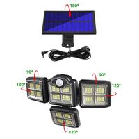 Fabricants lampe de sécurité solaire détecteur de mouvement lampe murale LED extérieur jardin lampe murale solaire LED extérieur pour la maison