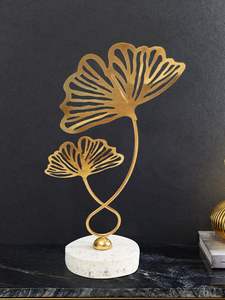 Support de table de décoration en forme de feuille en métal de qualité supérieure pour la maison et le salon Article de luxe décoratif pour la meilleure qualité - Product Image 2