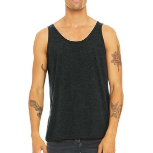 Débardeur haut de gamme unisexe en gros respirant en toile Bella - Product Image 4