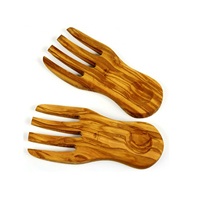 Juego de Cubiertos para Ensalada de Madera 100% de Grado Alimenticio para Restaurante, Juego de Tenedores para Ensalada de Madera de Alta Calidad, Más Vendido