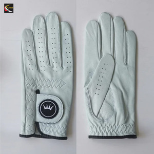 Guantes de Golf de Piel de Cabretta Transpirables y Antideslizantes de Nuevo Estilo para Mano Izquierda y Derecha con Marcador de Pelota de Golf - Product Image 2