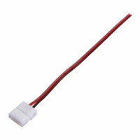8mm Clip-Wire 2 Pin 15cm LED Strip Connector Accessoires Connecteurs sans soudure à câbler pour LED Strip Light Connecteurs électriques
