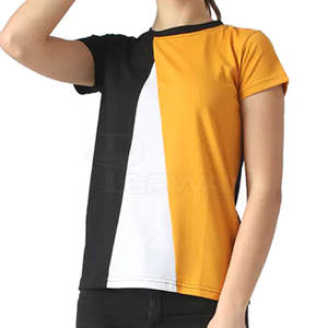 Precio al por mayor personalizado hecho mujeres camiseta último estilo único Casual Wear camiseta para las mujeres - Product Image 4