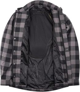 Chaqueta de Motocicleta de Franela con Forro Protector a Prueba de Viento para Invierno, Talla Grande para Hombre - Product Image 4