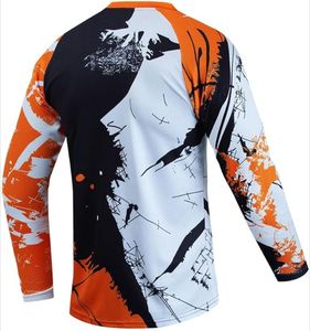 ชุดกีฬามอเตอร์ครอสสำหรับผู้ชายเสื้อแข่งวิบากผ้าโพลีเอสเตอร์ระบายอากาศแห้งเร็วสวมใส่สบาย - Product Image 2