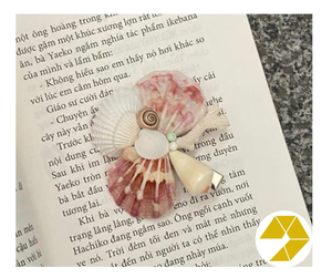 Pinza de pelo de concha marina Diseño de océano hecho a mano Pinza de pelo de concha de almeja Estrella con garra de cangrejo Estilo Summer Beach Vibes Ofertas a granel - Product Image 5