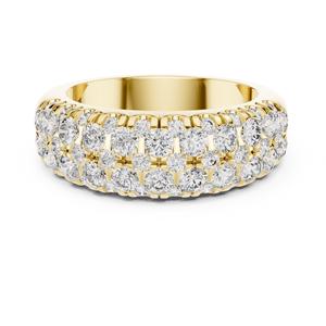 Anillo de Diamantes Minimalista de Corte Brillante de Oro de 18K Unisex de Lujo, Anillo de Compromiso y Boda con Diamante CVD Cultivado en Laboratorio con Certificación IGI - Product Image 6