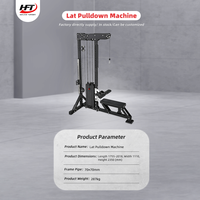 Machine de musculation multifonctionnelle à double colonne de poids réglable, avec poulie pour tirage vertical et rame assise, pour salle de sport et usage domestique, très vendue