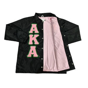 Veste universitaire pour homme en toile brodée satinée sublimée personnalisée de haute qualité, respirante, séchage rapide, anti-UV, style grec - Product Image 1