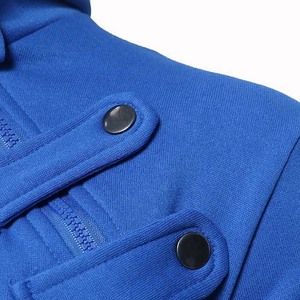 Sudadera Casual de Invierno para Hombre, Corte Regular, Nuevo Estilo, Sudadera con Capucha de Moda con Patrón Sólido, Cremallera y Capucha, Estilo Casual - Product Image 4
