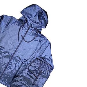 Chándal Cortavientos Arrugado de Moda Urbana al por Mayor, Diseño de Logotipo Personalizado, 100% Poliéster, Conjunto de Dos Piezas, Chándal Transpirable para Hombre - Product Image 2